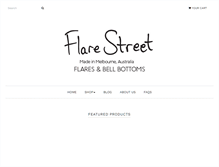 Tablet Screenshot of flarestreet.com